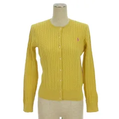 ポロ ラルフローレン POLO RALPH LAUREN ニット カーディガン イエロー 160 XL