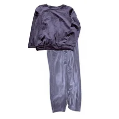 UNIQLO ウルトラストレッチスムースセット（長袖） ネイビー ブルー M