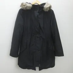 t■ユニクロ/UNIQLOノンキルトダウンショートコート/ジャケット■黒【 レディースXL 】LADIES/5【中古】