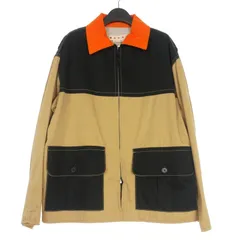 マルニ MARNI 23SS コットンギャバジンバイカラーハンティングジャケット ブルゾン 長袖 46 ブラック/ベージュ JUMU0137QU 国内正規のサムネイル