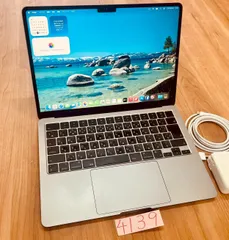 【動作確認済み】 MacBook air 13インチ 2022 アップル Apple M2 16GB 512GB 動画編集可能 カメラ内蔵 ノートPC ノートパソコン SSD搭載 macOSインストール済み 【4139】