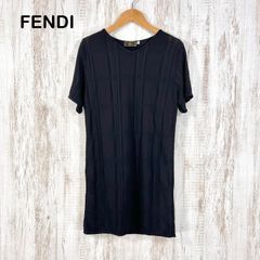 FENDI 幾何学模様 タイトフィット ワンピース イタリア製 44 - メルカリ