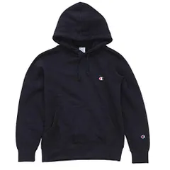 新品 [チャンピオン] ワンポイントロゴ プルオーバースウェットパーカー ベーシック C3-C125 メンズ C3-C125 ネイビー 日本 L (日本サイズL相当)