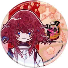 【中古】バッジ・ピンズ 抜丸 跪坐台紙付き缶バッジ 「刀剣乱舞-ONLINE- 十周年 第三弾×animatecafe」