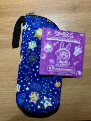 在庫処分))妖怪ウォッチ 一番くじ D賞ポーチ 白}(しろ){멍이} 黄}(き){멍이}