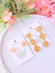 ワンコイン🧡アクセサリーセット(orange×gold)