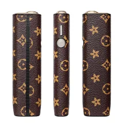 耐衝撃 加熱式たばこ用ケース カバー iluma iluma ONE one/イルマ 360°全面保護 PUレザー製 ワン用ケース i i イルマ ワンに対応(ブラウン） ケース [KOMININA]