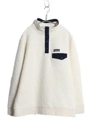 【お得なクーポン配布中!】 パタゴニア オーガニック コットン キルト スナップT レディース XL 16年製 プルオーバー キルティング ジャケット ブルゾン 大きいサイズ