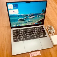【動作確認済み】 MacBook air 13インチ 2022 アップル Apple M2 16GB 512GB 動画編集可能 カメラ内蔵 ノートPC ノートパソコン SSD搭載 macOSインストール済み 【4143】
