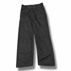 参考上代38,500円 未使用 YOKE 24AW LEATHER-LIKE WIDE-LEG EASY PANTS