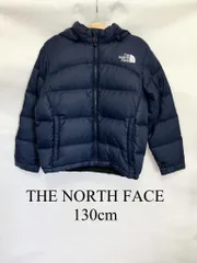 ★THE NORTH FACE　ザノースフェイス　ダウン　130cm　男女共用　ネイビー　ダウン80%　アウトドアブランド　ボーイズ　ガールズ　子供服　防寒　お出掛け　送料込み　3407782