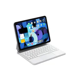 マジックキーボード iPad Pro 11inch対応スマート iPad Air4/5 10.9inch通用 トラックパッド に対応し 磁気吸着 多点押圧タッチパネルを備え とiPad 適用 キーボード bluetooth (ホワイト)