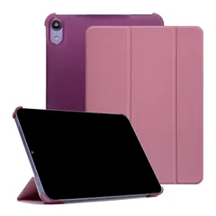 Ryo YXL タブレットケース 対応 iPad mini 6 第6世代 2021 8.3 インチ 用 ケース オートスリープ スタンド 角度調節 全面保護 耐衝撃 iPadmini6 ケース アイパッド ミニ 6 保護 カバー ピンク