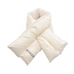 MONCLER モンクレール ボア ダウンマフラー ベージュ MONCLER モンクレール ボア ダウンマフラー ベージュ - メルカリ