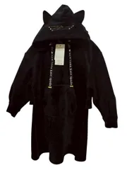 ☆タイムセール☆【新品未使用】kate spade NEW YORK キャットフードベロアワンピース 110cm タグつき