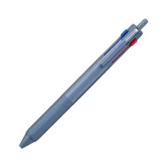 （まとめ） 三菱鉛筆ジェットストリーム 3色ボールペン 0.5mm （軸色：ブルーグレー） SXE350705.79 1本 〔×5セット〕