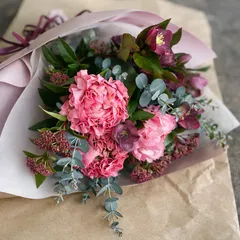 季節のお任せブーケ　生花　予約可