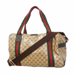 グッチ(Gucci) グッチ バッグ・ボストンバッグ GGクリスタル 374769 コーティングキャンバス ブラウン シャンパンメンズ レディース