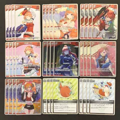 ホロライブカード　小鳥遊キアラ デッキパーツ 4コン　36枚まとめ売り