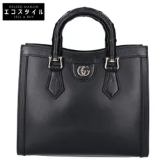 GUCCI グッチ 新品同様 832982 ダイアナ ミディアム バンブー 2WAY ショルダーバッグ