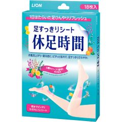 休足時間 ライオン 18枚 シート ピンク (x 1)