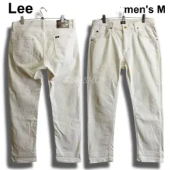 Lee　リー　アンクルパンツ　W85cm / W32 / M　ストレッチ　スリムテーパード　アイボリー ホワイト / 白　LM4122　メンズ