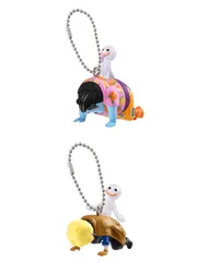 ONE PIECEネガティブスイング2    全２種２個セット　　サボ　&   ジンベイ　リーフレット２枚付き