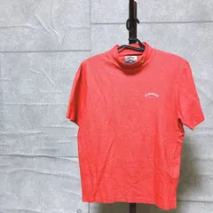 Callaway GOLF キャロウェイ ゴルフシャツ レディース サイズL レッド 半袖 モックネックシャツ ゴルフウェア