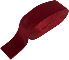 KAZARI日和 ベロア リボン ベルベット 38mm幅 長さ5メートル 手芸 結婚式 (ワインレッド)