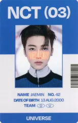 【中古】コレクションカード(男性) NCT2021/ジェミン(JAEMIN)/「NCT UNIVERSE MD」ID CARD+PHOTO CARD SET ランダムIDカード