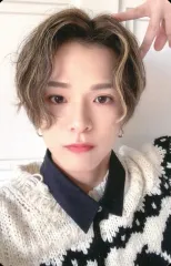 【中古】コレクションカード(男性) TREASURE/アサヒ(ASAHI)/裏面白/「TREASURE NIGHT GARDEN」ミニスクラップキット封入フォトカード