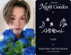 【中古】コレクションカード(男性) TREASURE/アサヒ(ASAHI)/裏面印刷メッセージ入り/「TREASURE NIGHT GARDEN」フォトスクラップキット封入フォトカード