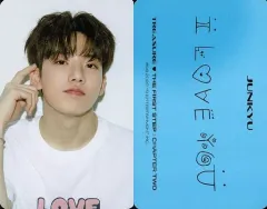 【中古】コレクションカード(男性) TREASURE/ジュンギュ/裏面印刷メッセージ入り/CD「THE FIRST STEP：CHAPTER TWO」(BLACK Ver.)封入特典フォトカード