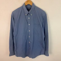 UNIQLO ユニクロ 長袖シャツ チェック柄 ブルー Lサイズ メンズ 古着 シティーボーイ アメカジ