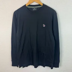 PS Paul Smith ピーエスポールスミス 長袖 Tシャツ ゼブラロゴ ブラック Lサイズ メンズ 古着 シンプル シティーボーイのサムネイル
