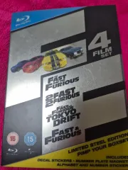 ワイルド・スピード/ファイヤーブースト 4 Film Set Blu-ray スチールブック