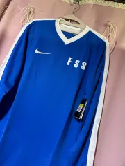 ナイキ ドライフィット NIKE Tシャツ NIKE ブルー 機能性 長袖Tシャツ S ポカリスエット