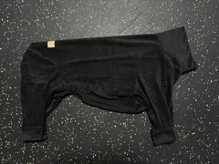 訳あり未使用品 ALPHAICON アルファイコン ホットドッグガード 4L ブラック ドッグウェア 犬 冬服 フリース部屋着