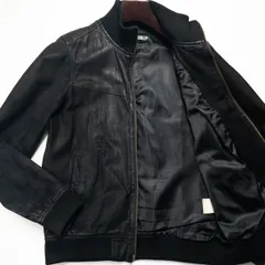 【美品】Rhythm of Life UNITED ARROWS レザージャケット M ブラック 羊革 シングルライダース