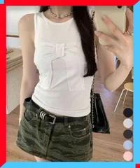 新品 リボン付きタンクトップ カップ付きタンク 見せインナー 重ね着 ノンワイヤー 肌着 黒 美胸 ブラトップ 快適 【送料無料】