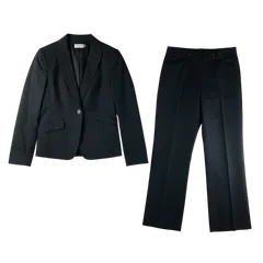 アイシービー iCB セットアップ スーツ ジャケット パンツスーツ シングルボタン ブラック 991752