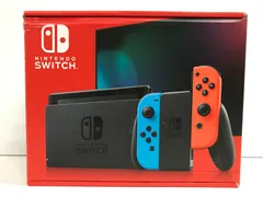 25.【中古/動確済】Nintendo Switch 本体 Joy-Con(L) ネオンブルー/(R) ネオンレッド バッテリー強化版【併売品】