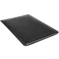 13インチ MacBook Air/Pro 専用 内寸325×225×17mm スリーブケース 高級フェイクレザー 耐衝撃 超薄型 軽量 ブラック (ブラック)