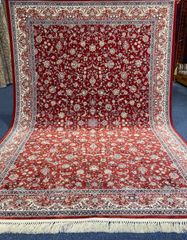 ペルシャ絨毯 手織り 美術品 SAROGH産 325x212 クリーニング済