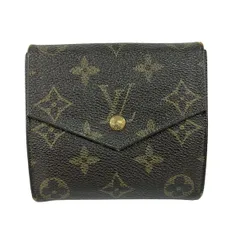 LOUIS VUITTON(ルイヴィトン) Wホック財布 モノグラム ポルトモネビエ(旧型) 190 -