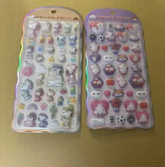 コットンパフィーシール　スヌーピ　ベイマックス