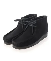 【ムラスポ公式】新品 Clarks Originals/クラークス オリジナルス Wallabee Boot メンズ ワラビーブーツ モカシン デッキシューズ ブラックスエード 26155517