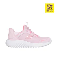 【ムラスポ公式】新品 SKECHERS スケッチャーズ スニーカー キッズ ジュニア 子供 靴 シューズ BOUNDER-SIMPLE CUTE 303585L-LTPK