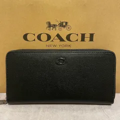 新品 COACH長財布 コーチ レディース メンズ ブラック