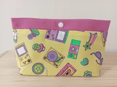 バッグインバッグ　おもちゃ柄